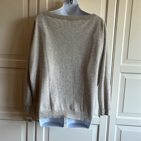 BRUNELLO CUCINELLI
Bead-embellished melange cashmere sweater Light Grey Size XS - Picture 10 of 17